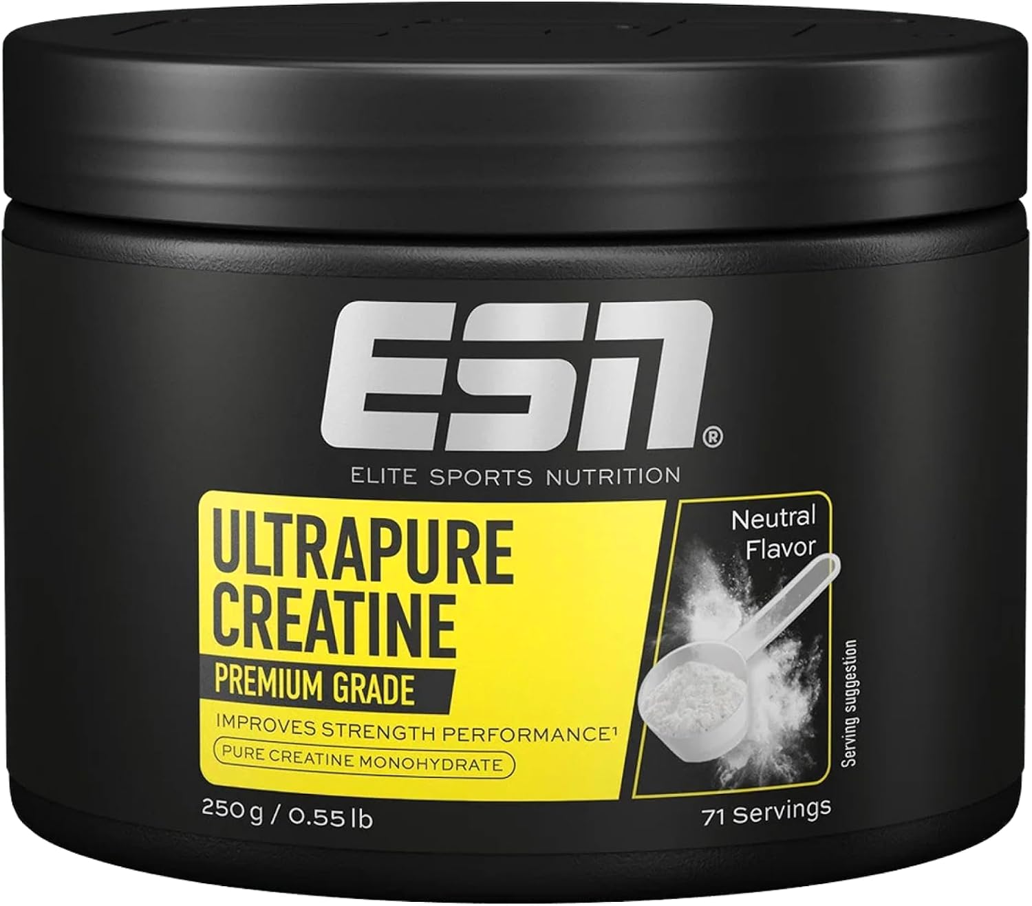 Detalle de ESN Ultrapure Creatine Monohydrate – mikrofeines Monohydrat, 250 g