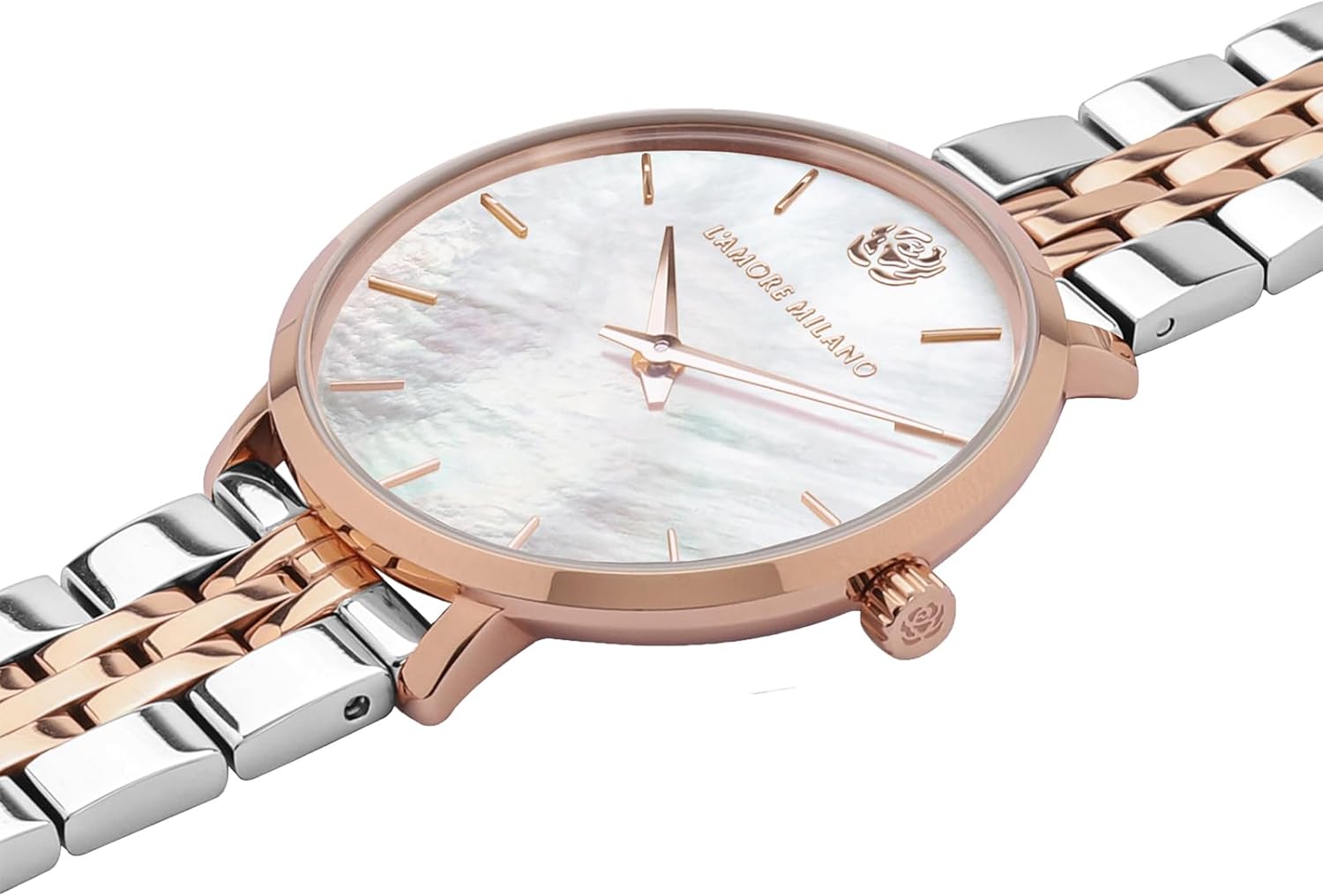 Thumbnail 1 de L'AMORE MILANO Orologio da donna in scatola rose – 36 mm, impermeabile 5 ATM, confezione regalo