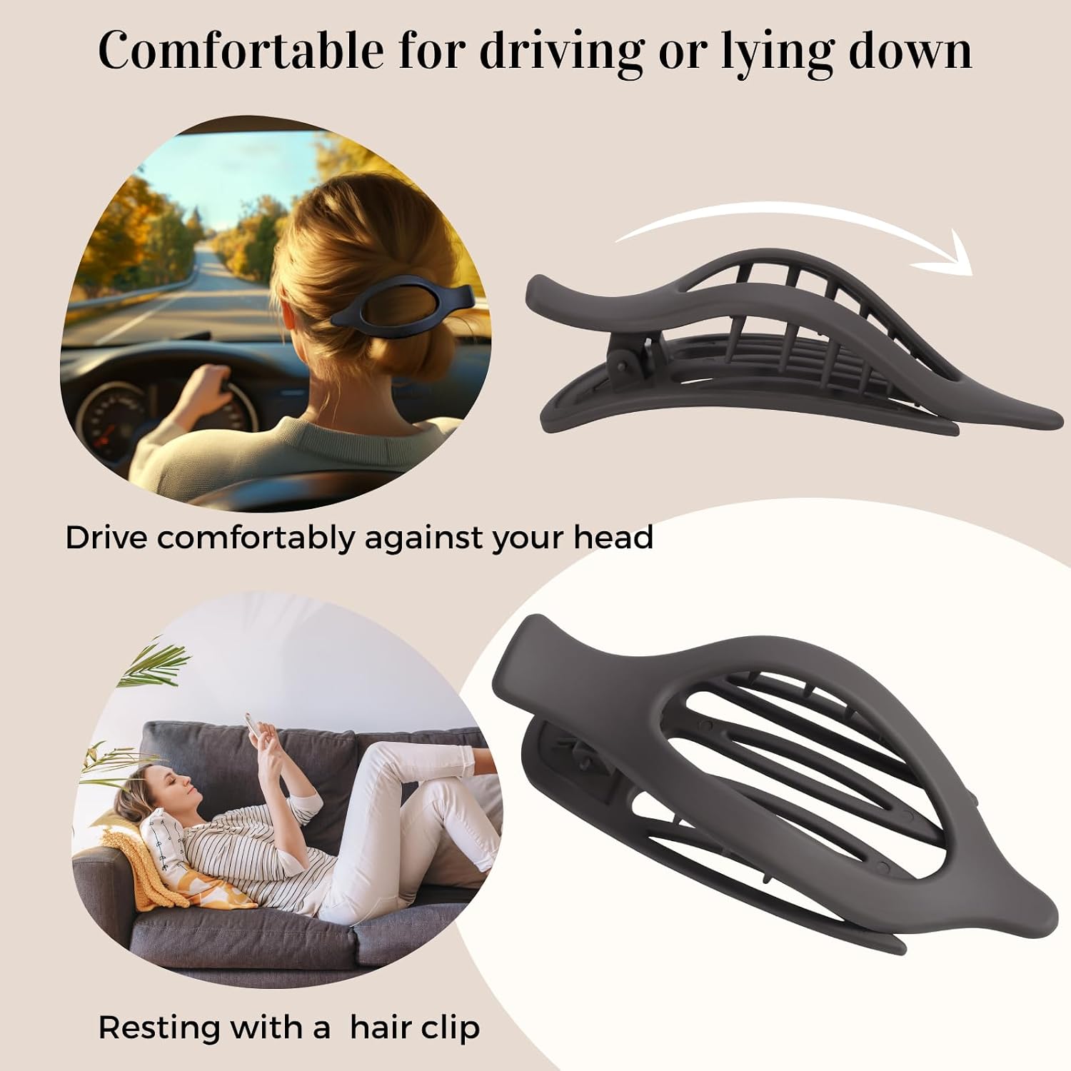 Detalle 2 de Flat Hair Clips, 8-Pack