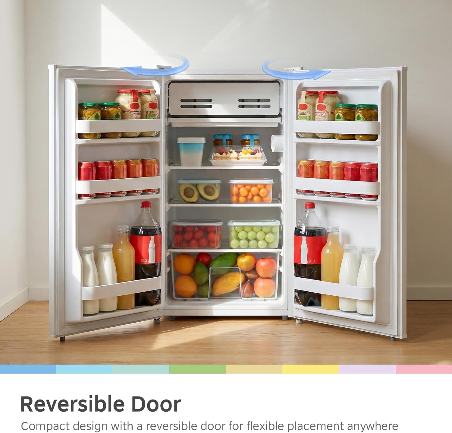 Detalle 2 de COMFEE' 93L Under Counter Fridge with Cooler Box (RCD93WH2UK(E))