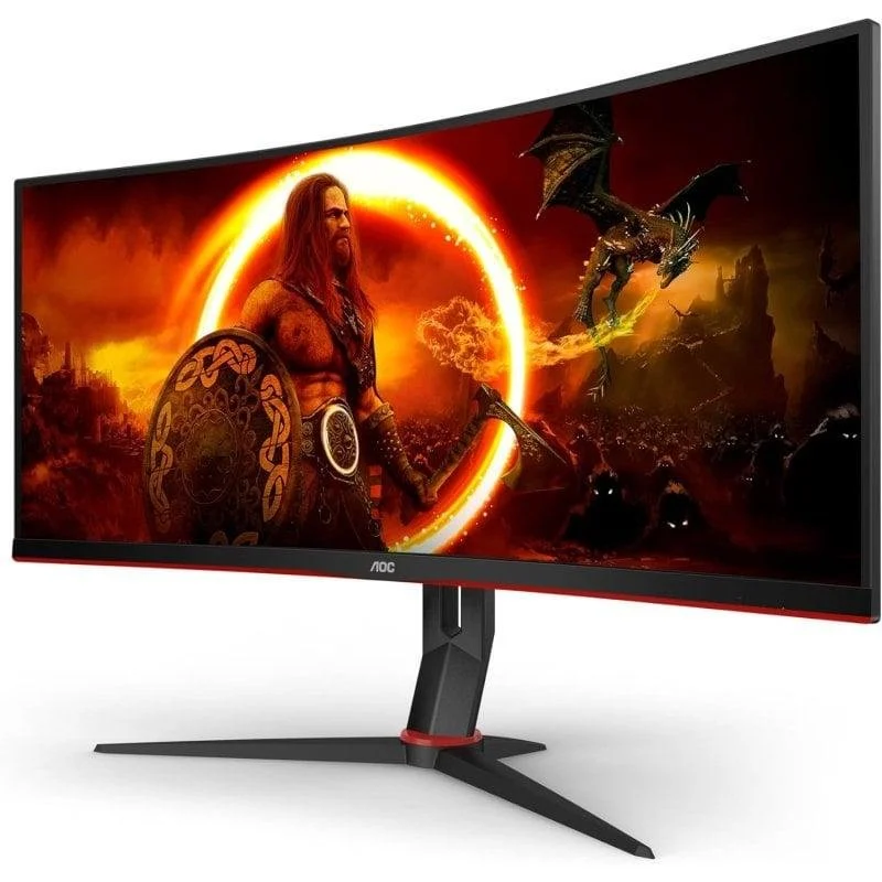 Thumbnail 3 de Monitor AOC CU34G2XP/BK 34" UltraWide QHD 180 Hz, curvo VA HDR400 con ajuste de altura