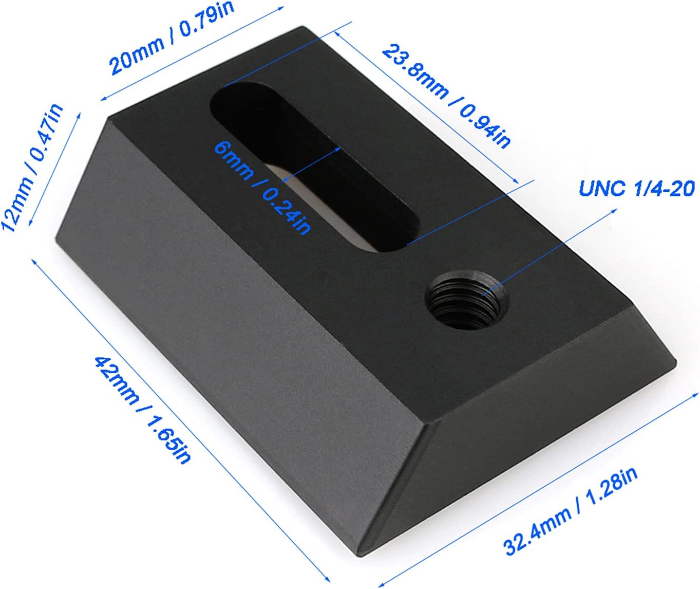 Detalle de Svbony supporto a coda di rondine Finderscope con sgancio rapido standard per finder scope