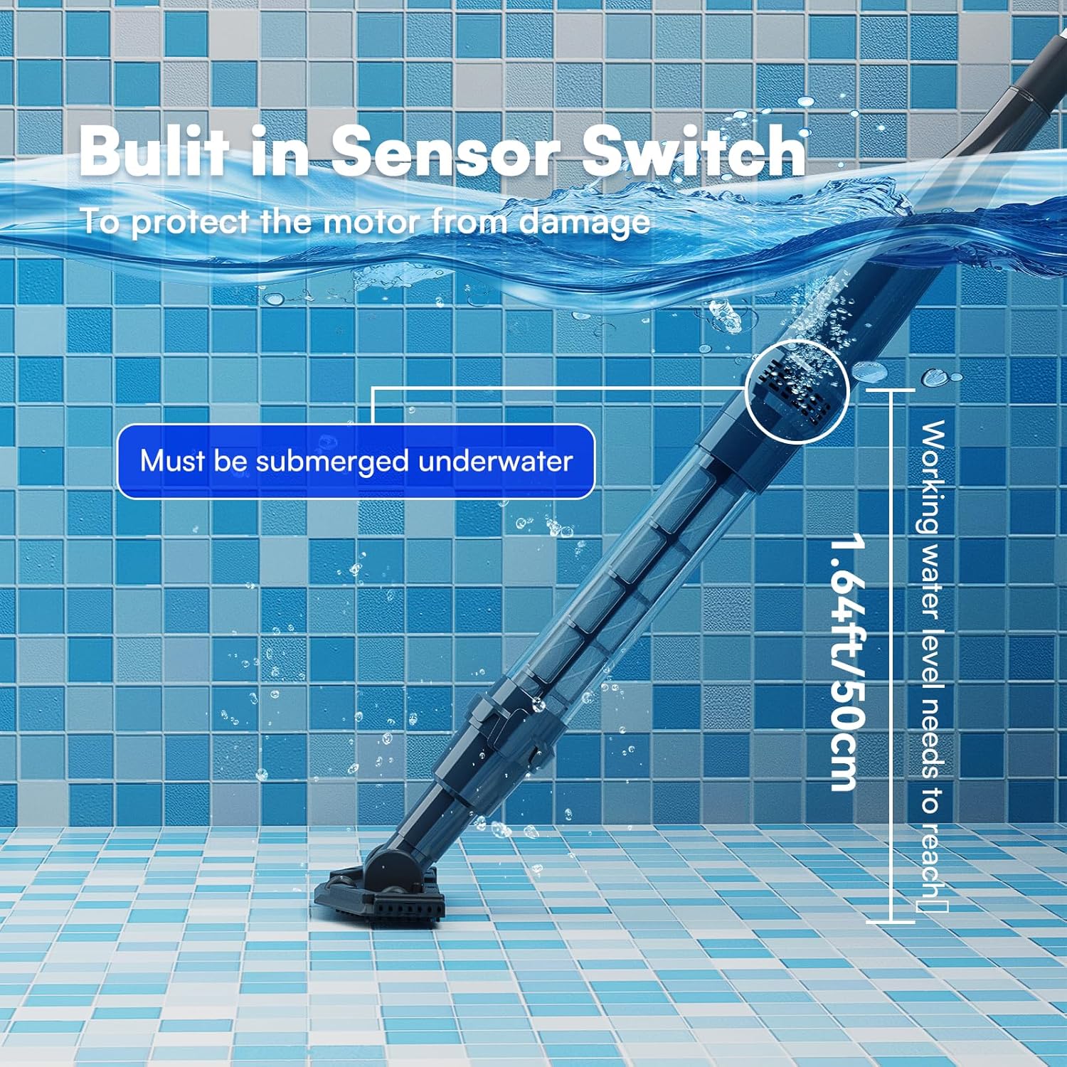 Thumbnail 1 de PoolMr Handheld Spa Hot Tub Vacuum — Cordless, Dual Brush Heads, 90-Min Run Time