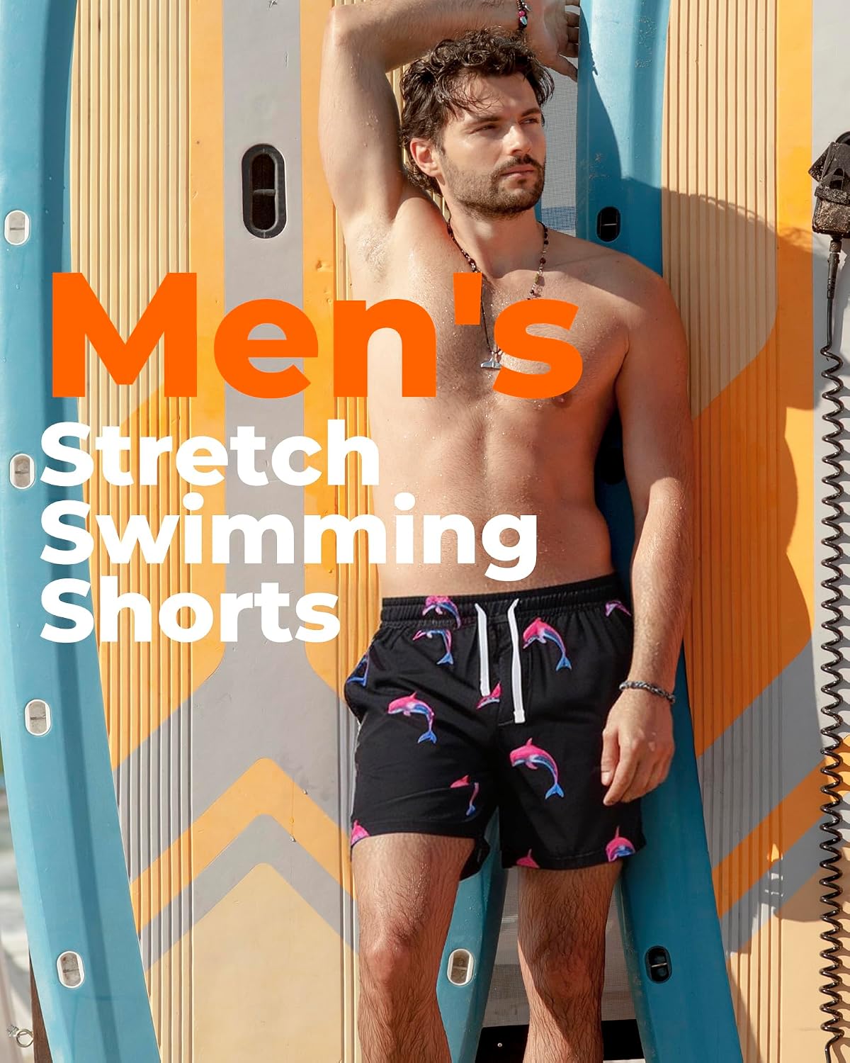 Detalle 2 de FreSprtti 2-in-1 Swim Trunks: All-day Comfort with a Secure Liner and Quick-Dry Tech