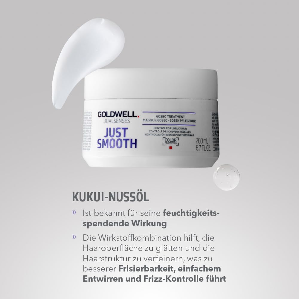 Thumbnail 2 de Goldwell Dualsenses Just Smooth 60 seconds Treatment (500 ml) – pflegende 60-Sekunden-Behandlung