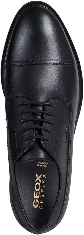 Thumbnail 4 de Geox U Gladwin B : chaussures homme en cuir lisse et doublure textile