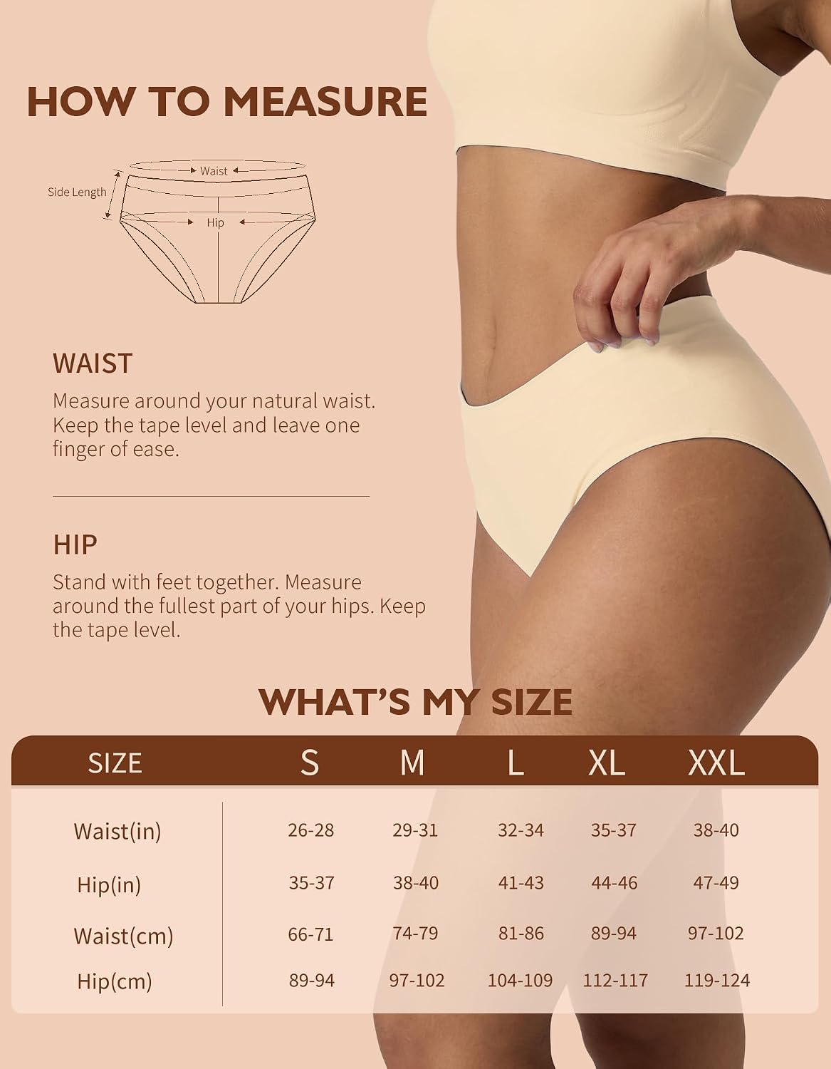 Thumbnail 6 de CLOSEMATE Women's Mid-Rise Underwear, Stretch Full-Coverage Briefs