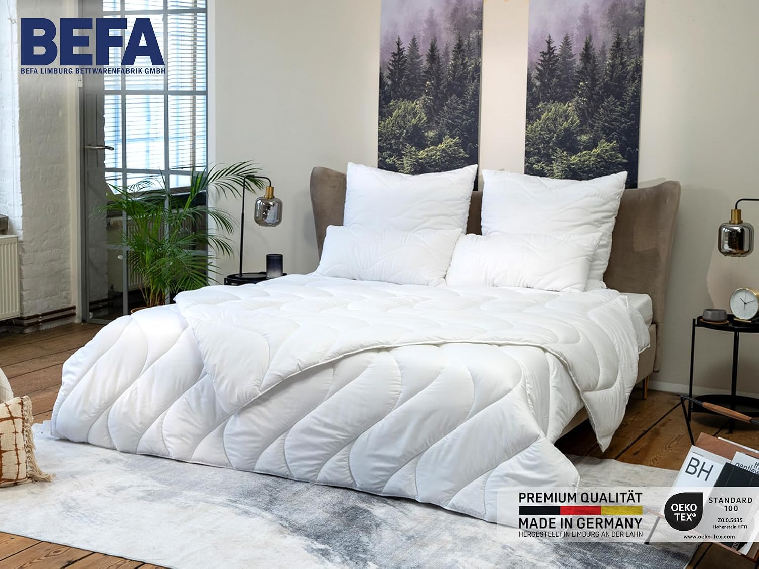 Thumbnail 3 de BEFA CARE dekbed 135 x 200 cm, microvezelvulling en wasbaar op 60 °C