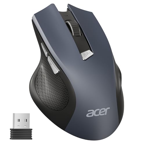 Detalle de Acer Souris Ergonomique sans Fil 1600DPI Réglable — confort et connexion fiable