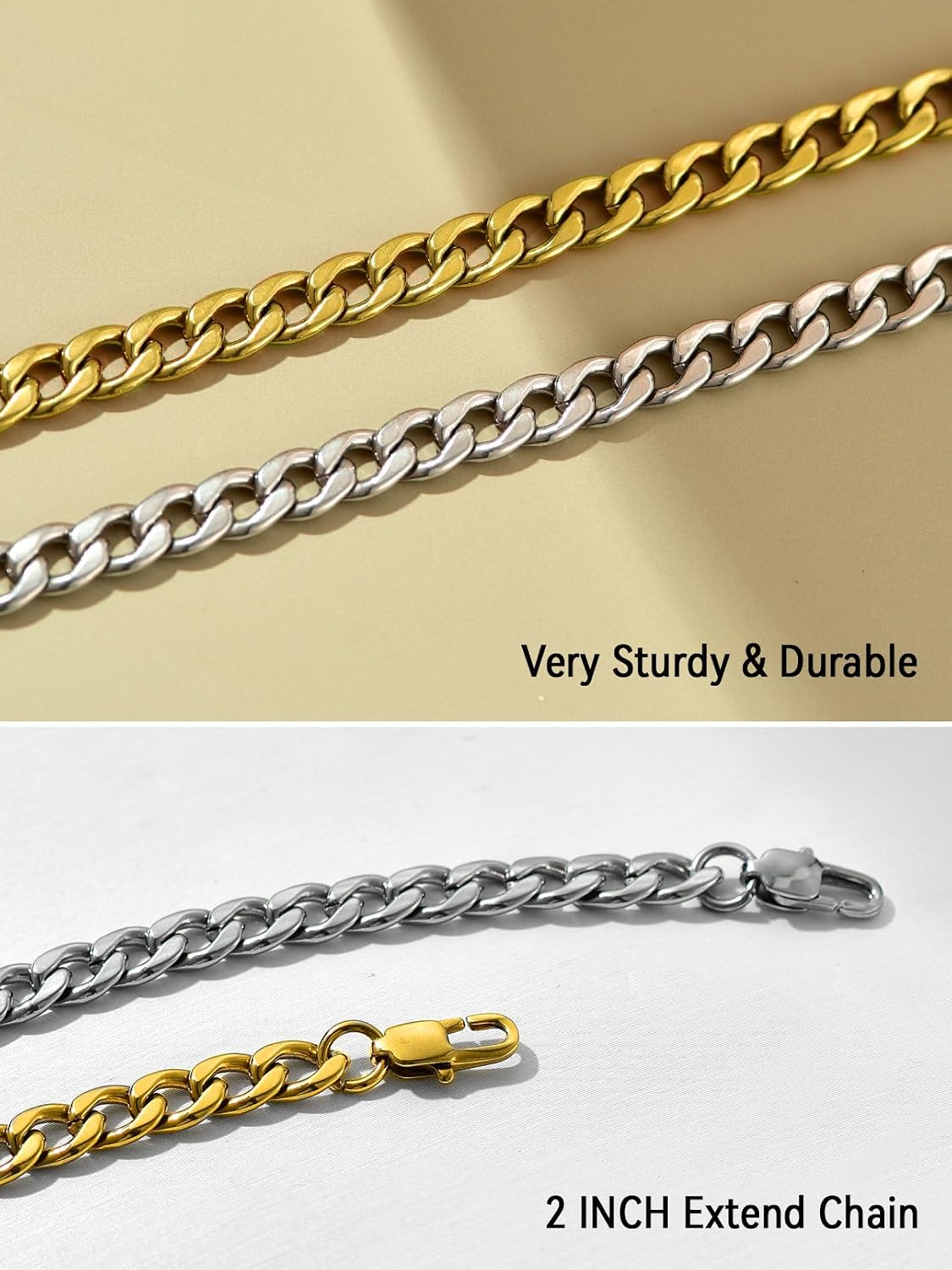 Thumbnail 2 de FaithHeart Chaine Cheville 20–27 cm Chaine Cheville Or Plaqué