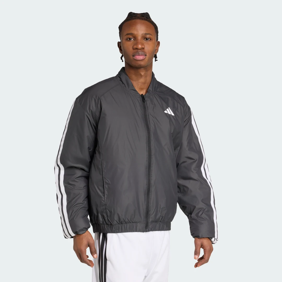 Detalle de Chaqueta bómber aislante Essentials CLIMAWARM 3 Stripes de Adidas