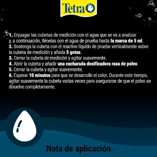 Detalle de Tetra Test PO4 (fosfato) – Prueba de Agua para acuarios de agua dulce y estanques de jardín