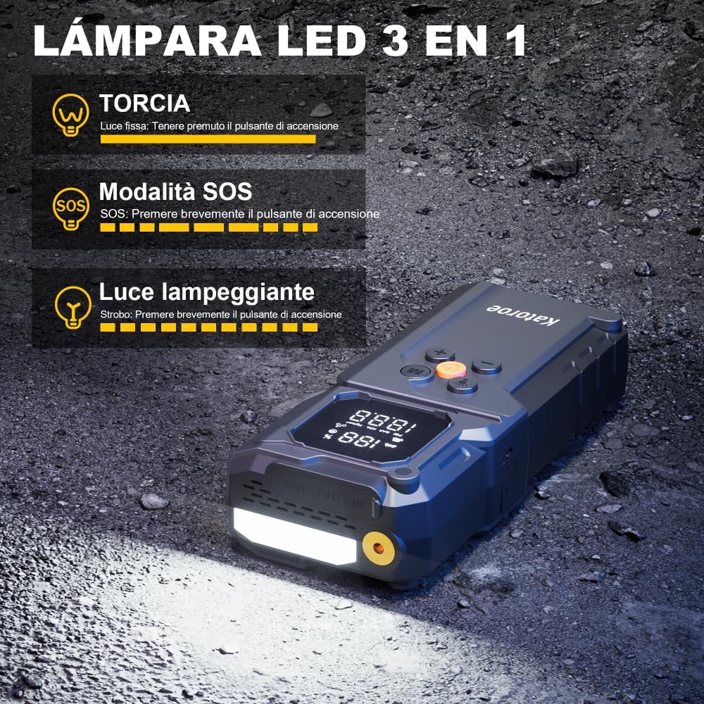 Thumbnail 4 de KATOROE Avviatore batteria 12V 4000A