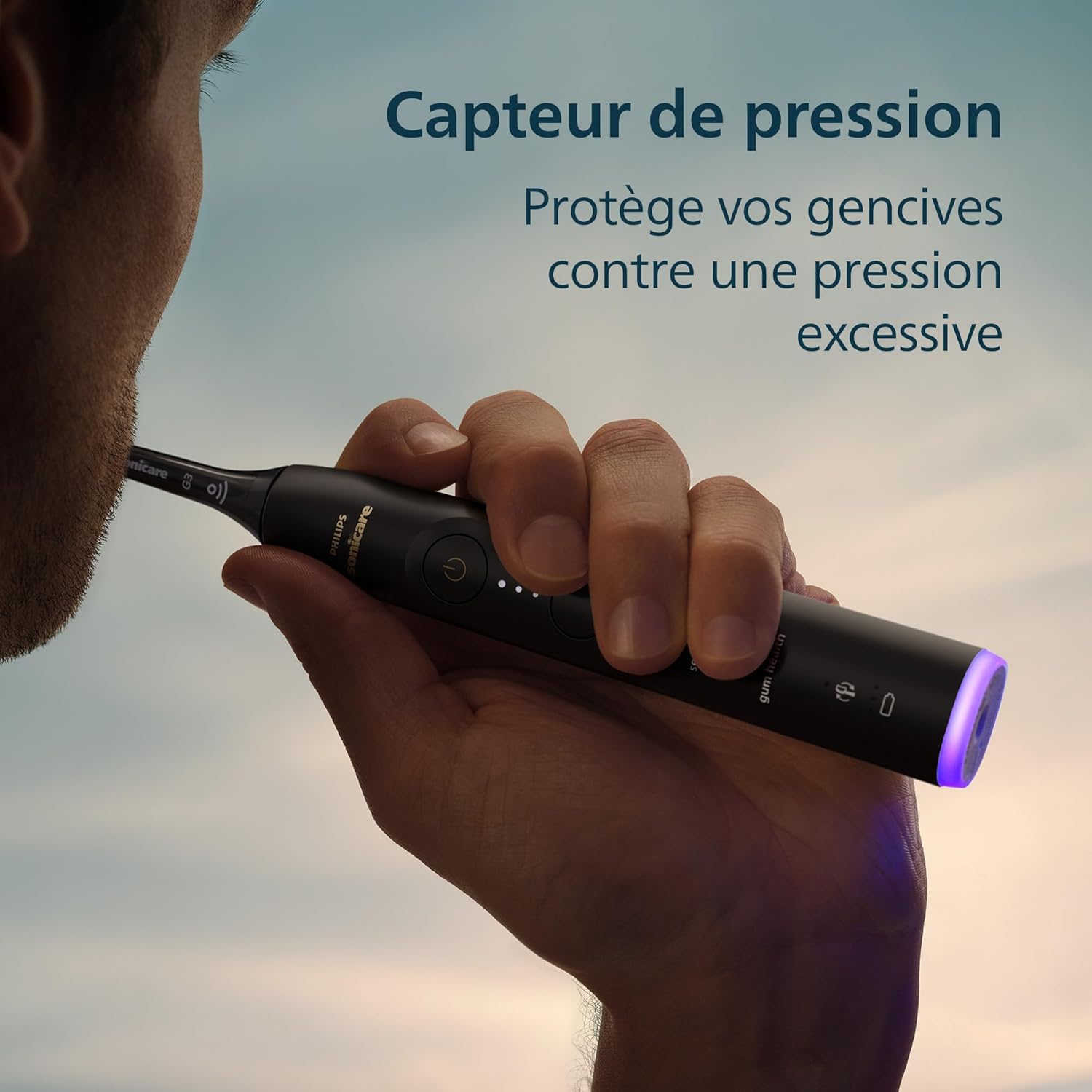 Thumbnail 4 de Philips Sonicare 7100 (HX7429/03) : brosse à dents électrique sonique connectée, pack de 2