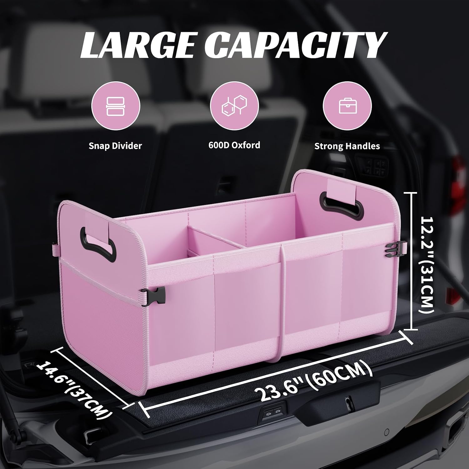 Detalle 2 de Sposuit Trunk Organizer 70L for Car