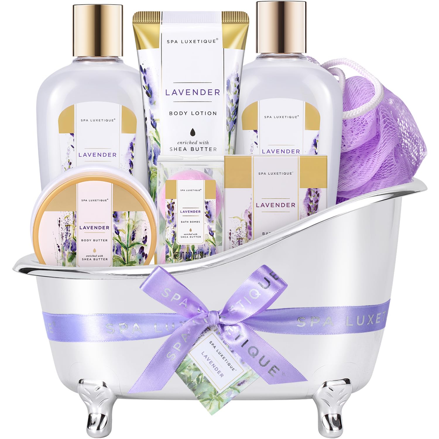Detalle de Spa Luxetique Lavender Bath Gift Set 8-Pcs