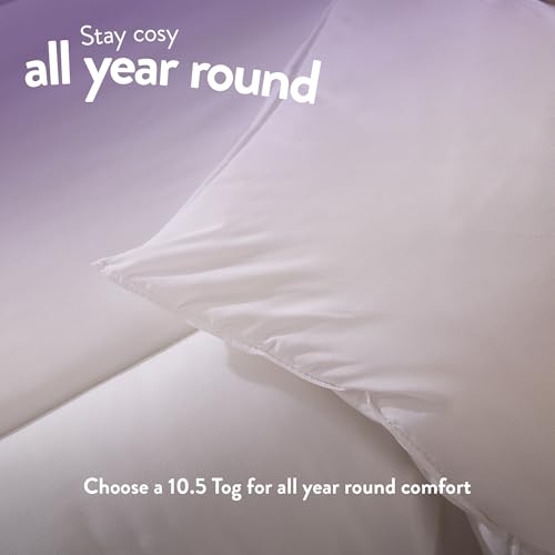 Detalle de Slumberdown Cosy Nights Double Duvet 10.5 Tog – Breathable All-Year Comfort (200 x 200cm)