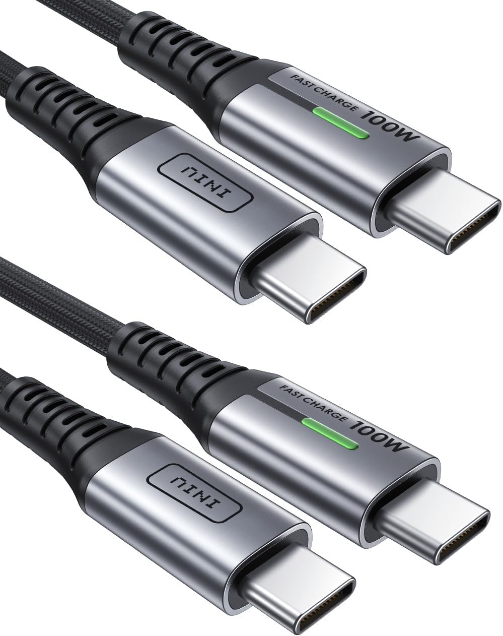 Thumbnail 6 de INIU DI-D5CC USB-Cケーブル 2m 2本セット、最大100W・5A PD対応、ナイロン編み