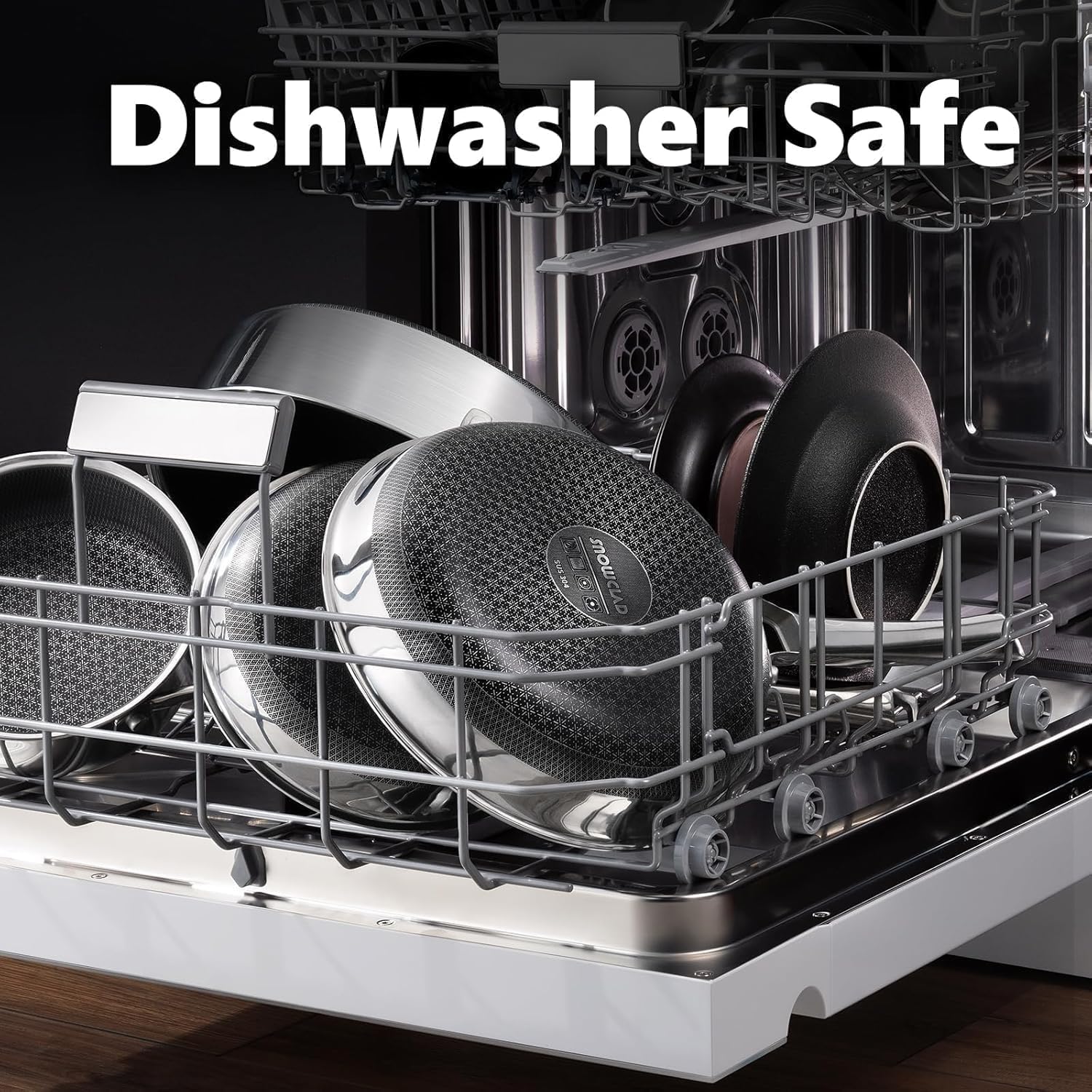 Thumbnail 4 de OATOFP 12-inch Nonstick Frying Pan (Hybrid Stainless Steel) with Lid