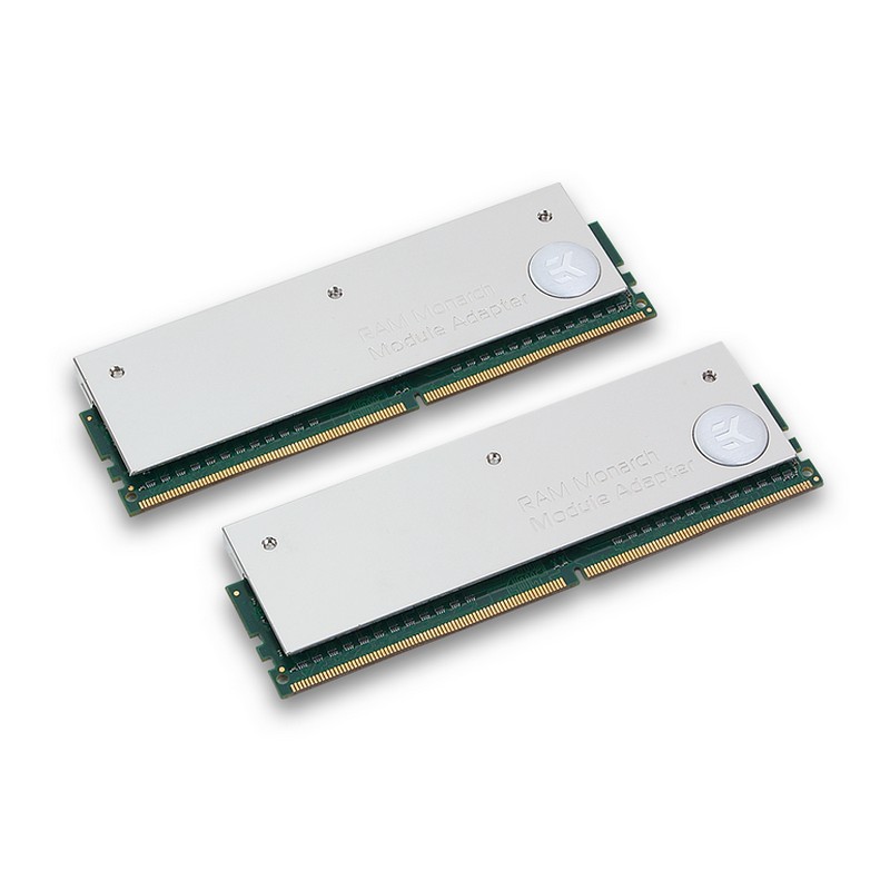 Detalle 2 de EKWB EK-RAM Monarch – Módulo disipador de calor para RAM (nickel) – kit 2 piezas