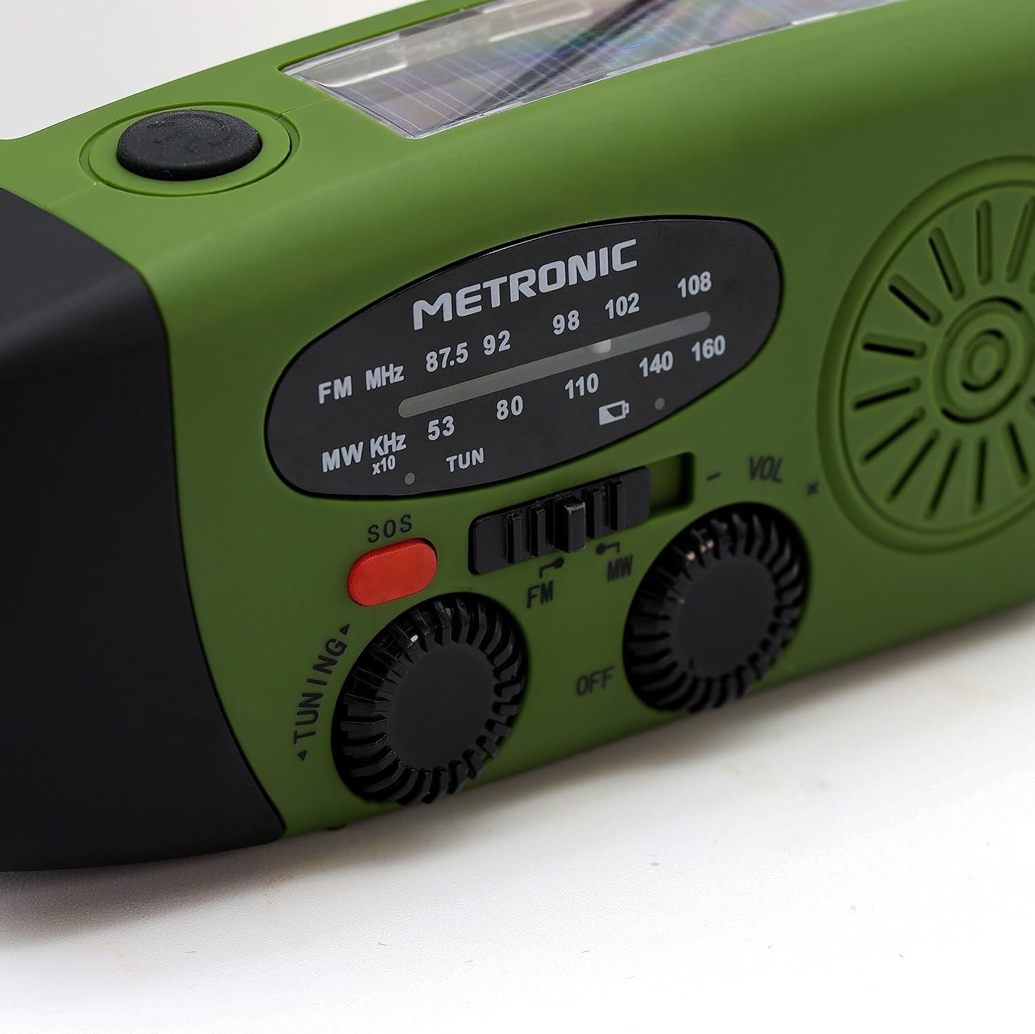 Thumbnail 6 de Metronic 477216 Petite Radio FM Solaire Portable – 2000mAh, SOS et LED pour Camping