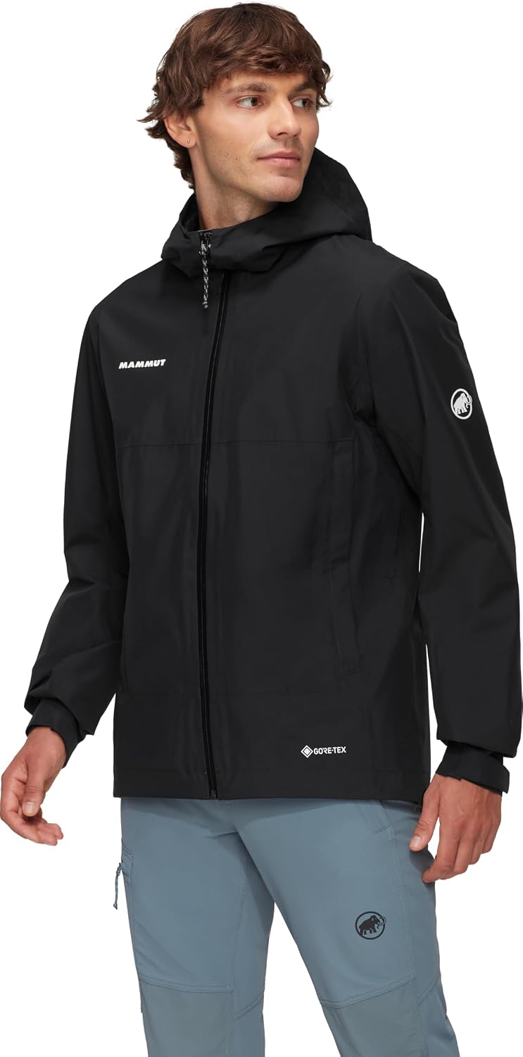 Detalle de Mammut Treeline Hs Hooded Jacket Men – Giacca imbattibile per outdoor in Gore-Tex 2-strati