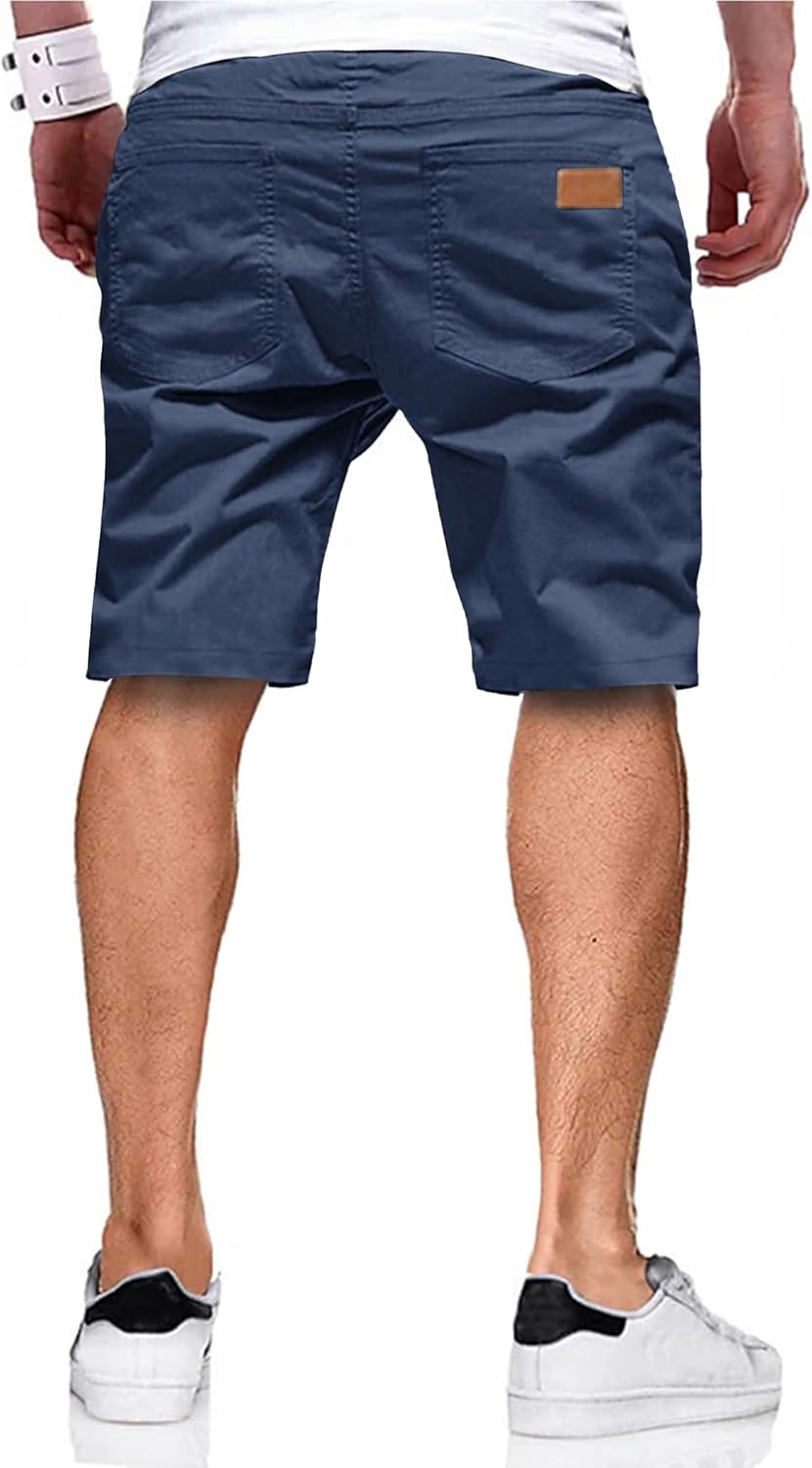 Thumbnail 1 de TARAINYA Short homme en coton 97% avec taille élastique et poches – Regular fit