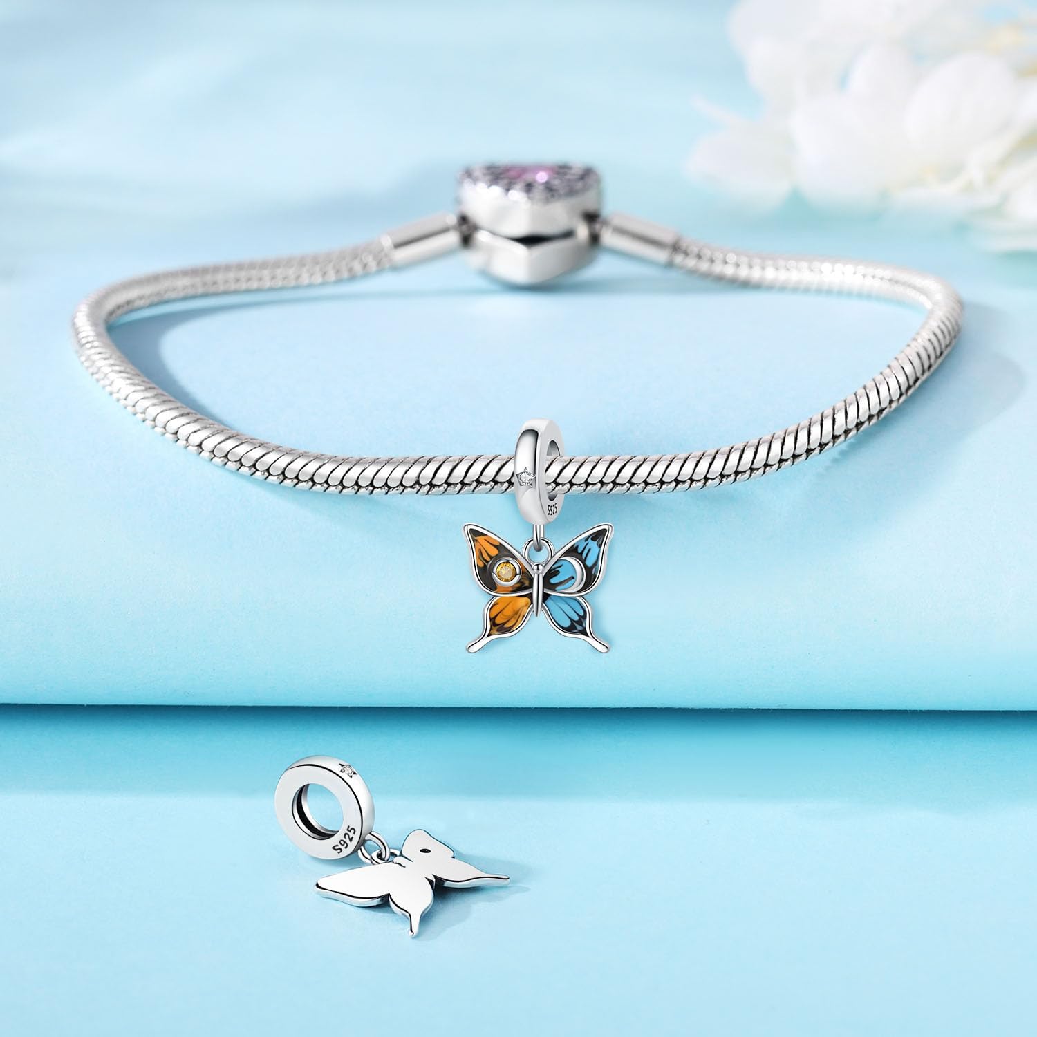 Detalle 2 de PANPOKI Katze Hund Elefant 925 Sterling Silber 1,29 g