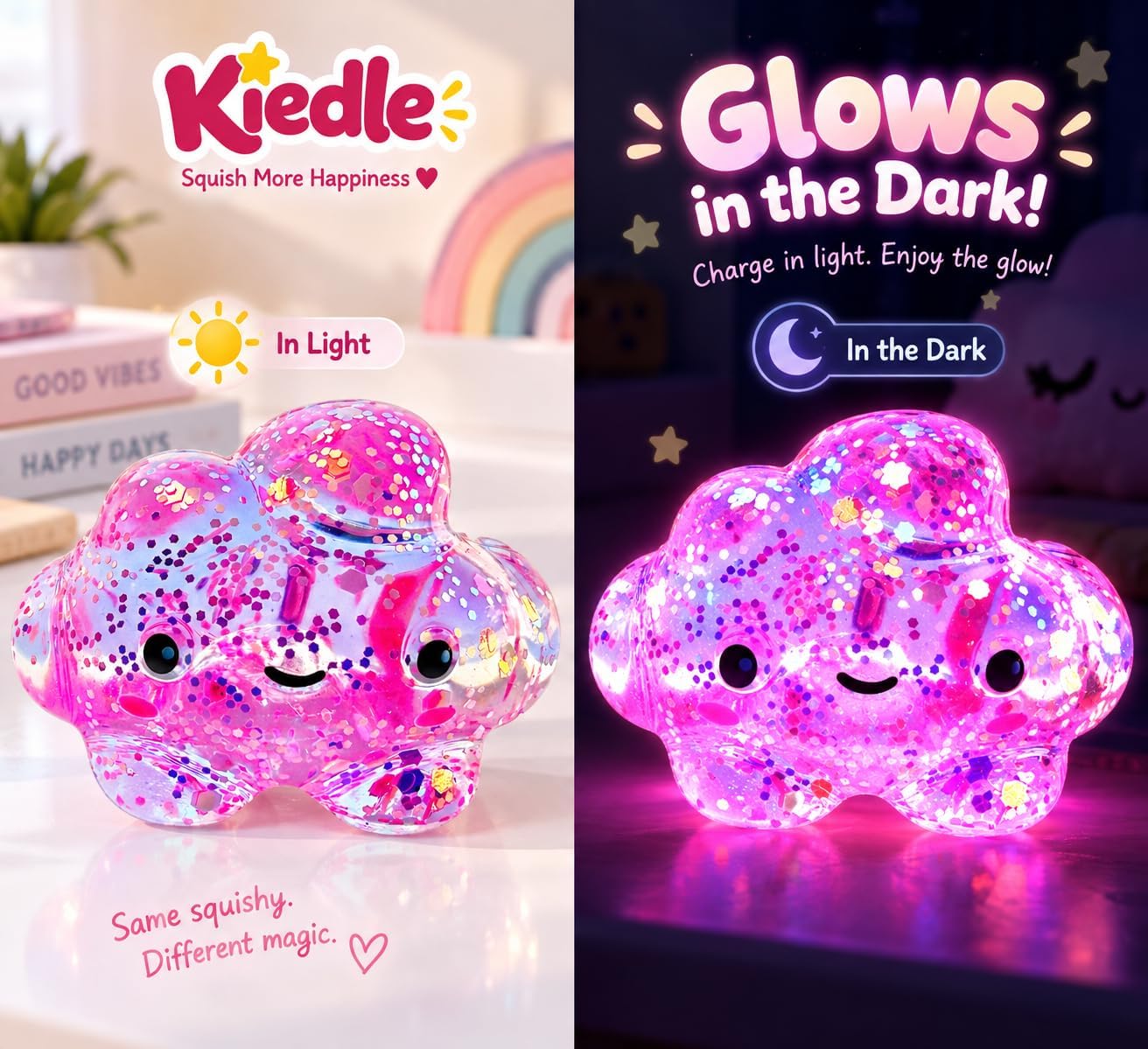 Detalle 2 de Kiedle Stress Ball, Glow-in-the-Dark