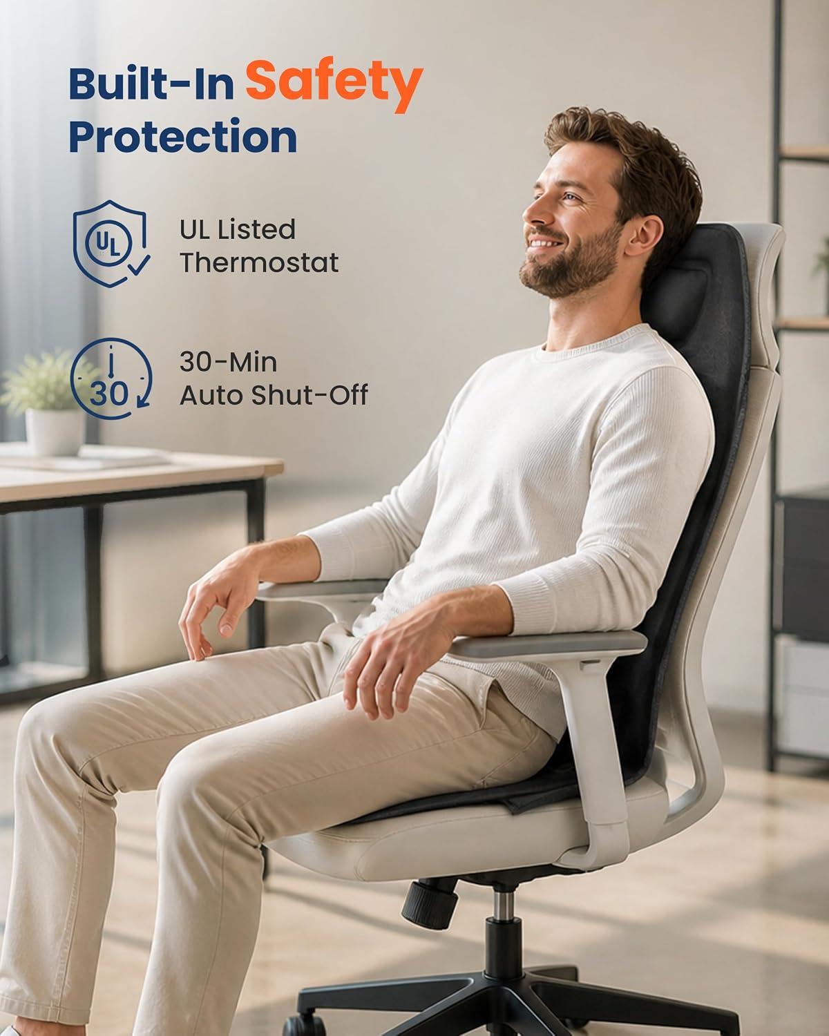 Thumbnail 4 de COMFIER Back Massager Seat Cushion 10-motor