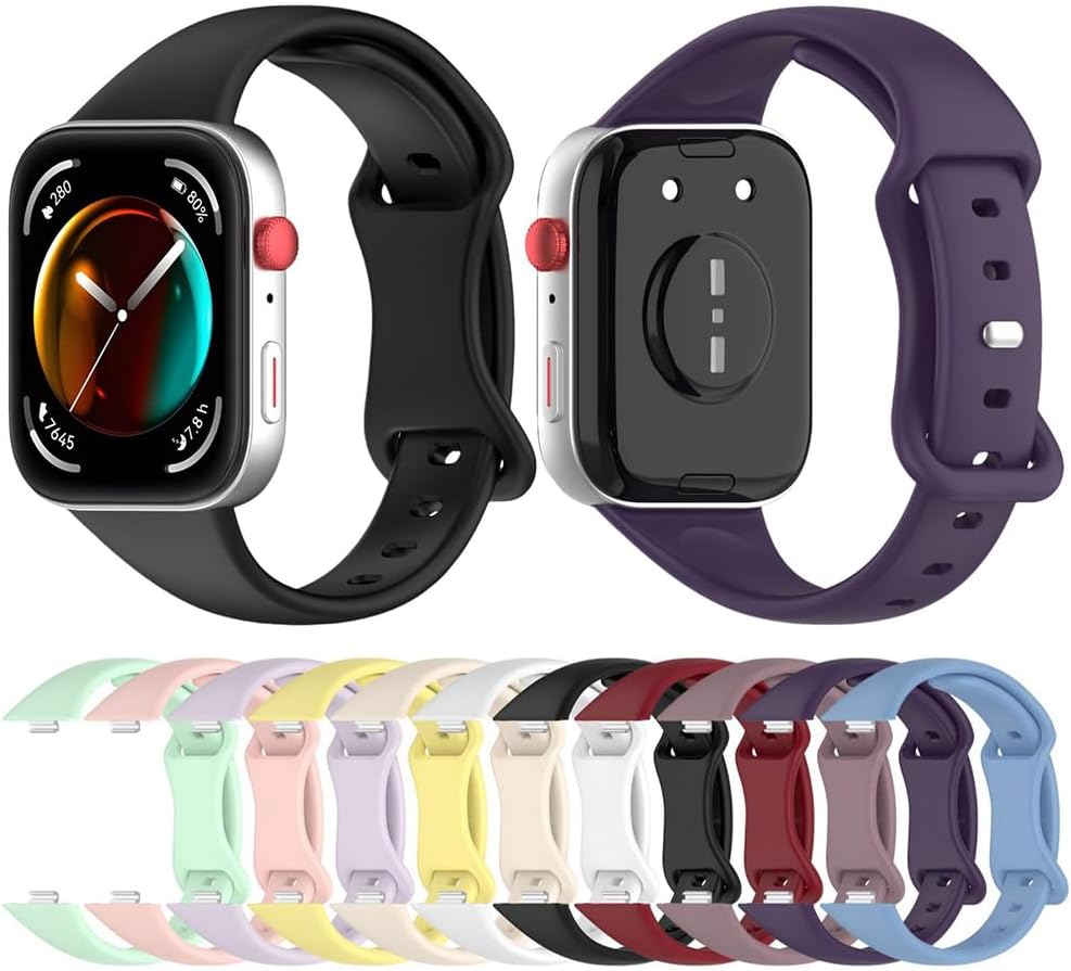 Thumbnail 5 de Watch Strap for Huawei Watch Fit 4/4 Pro — Silicone Sport Replacement Band (BYISYUE)