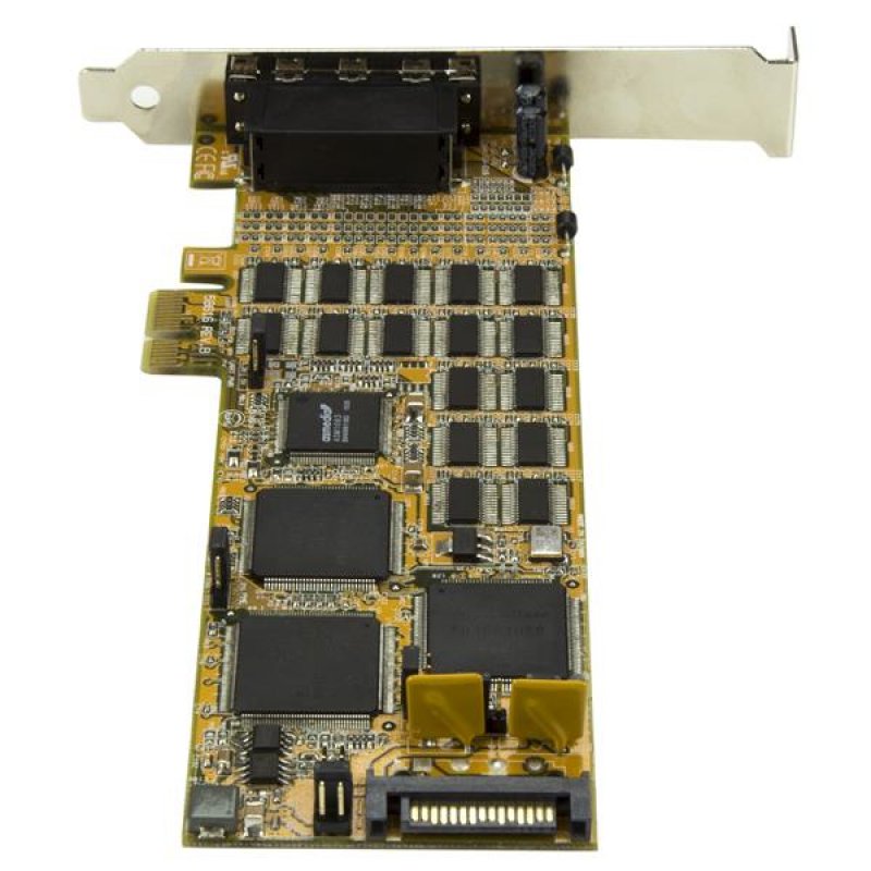 Detalle de StarTech Tarjeta Perfil Bajo PCI-E con 16 Puertos RS232