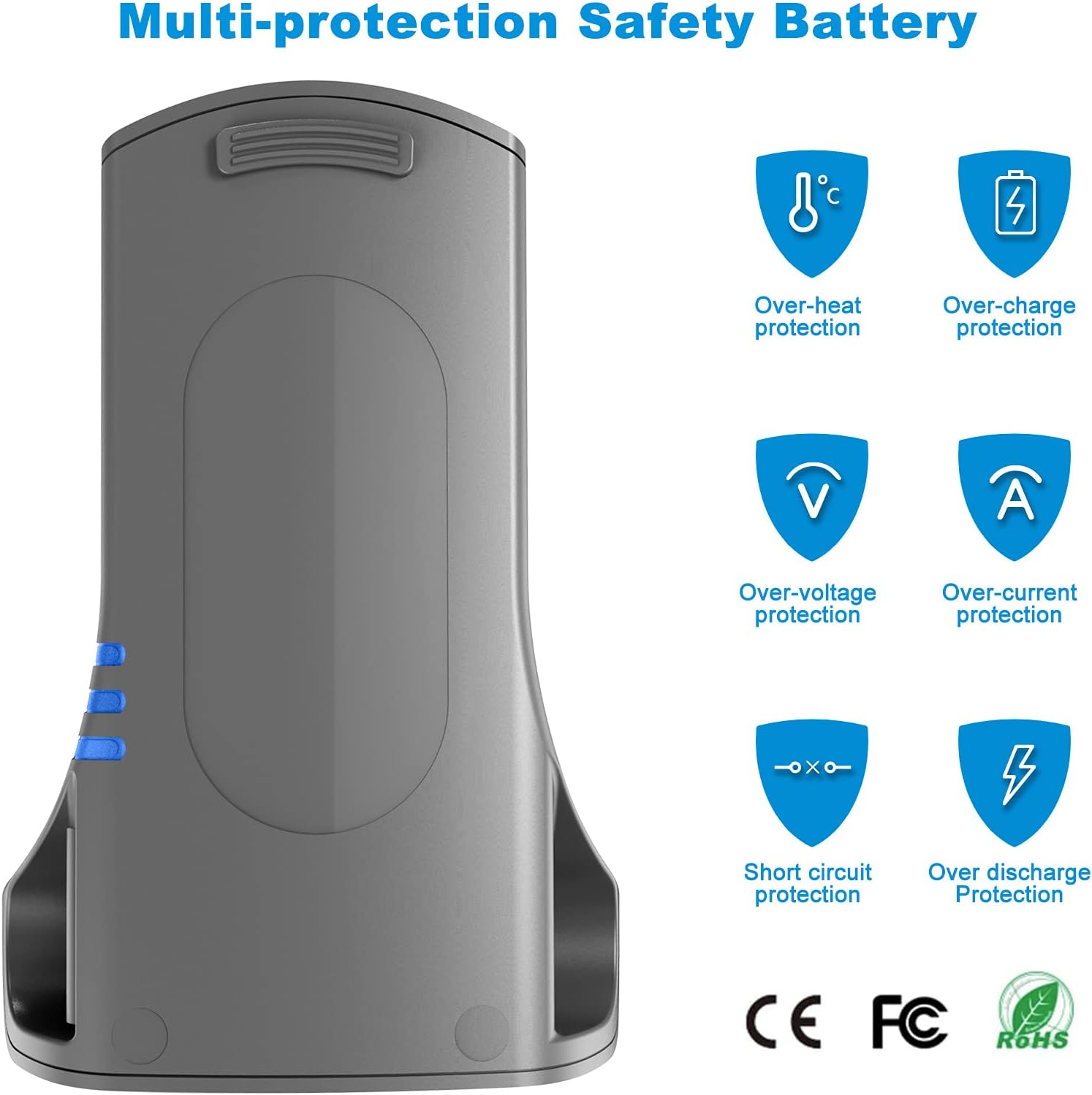 Thumbnail 4 de Wodeuibr 3.5Ah Replacement Battery for Shark XSBT700EU (25.2V) for IZ201, IZ251 and IZ462H cordless vacuums