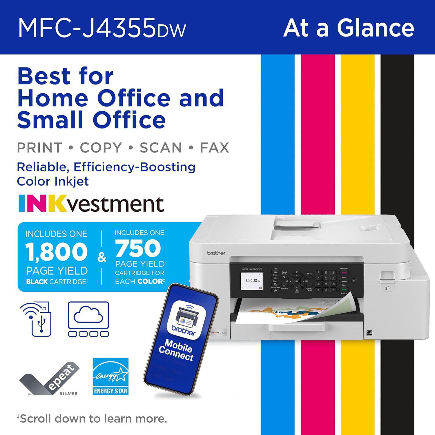 Detalle 2 de Brother MFC-J4355DW 20 ppm Color Inkjet