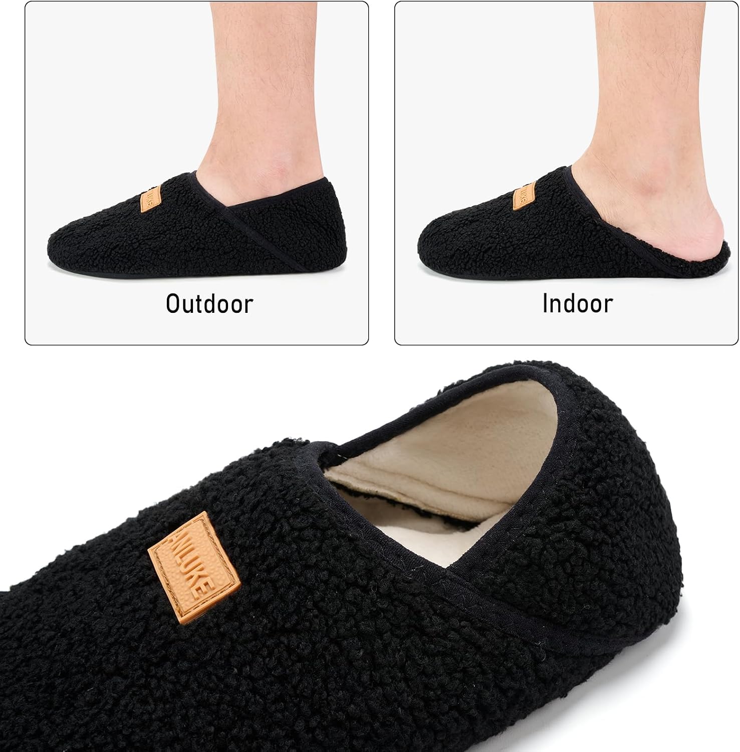 Detalle 2 de ANLUKE Women Men Slipper Socks 🏡