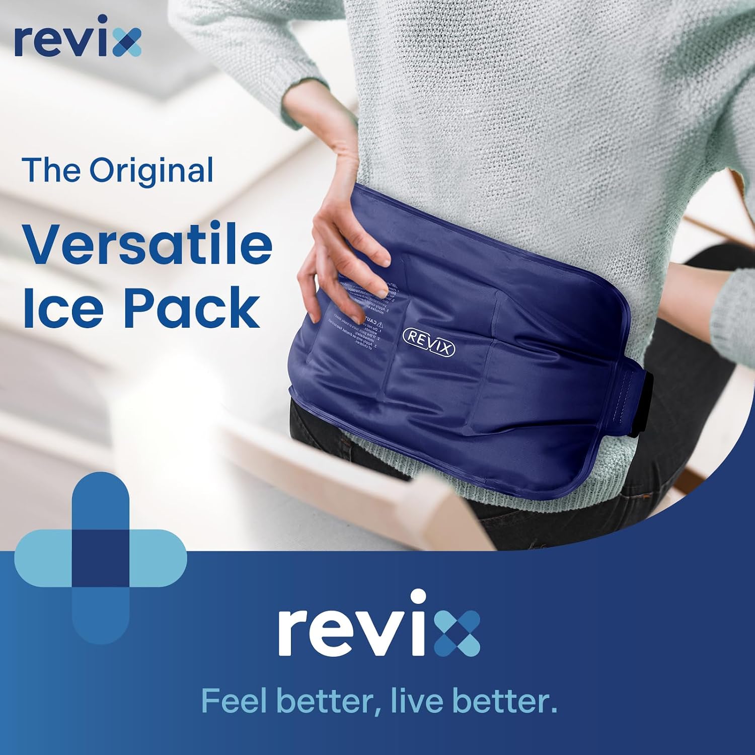 Thumbnail 1 de REVIX reusable ice pack for pain relief 16x9