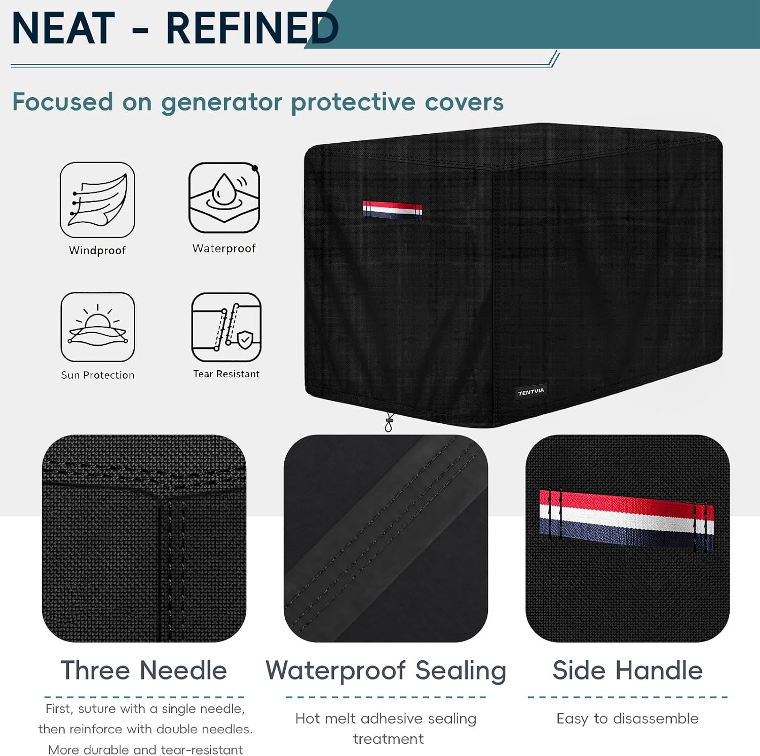 Detalle de TENTVIA Generator Cover, 600D Oxford Fabric
