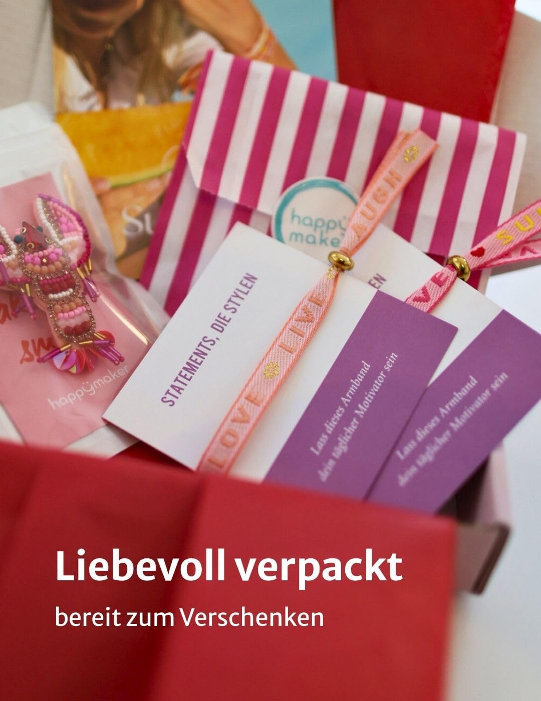 Thumbnail 5 de happymaker Stoffarmbänder – Boho-Statement, wasserdicht und handmade in Deutschland