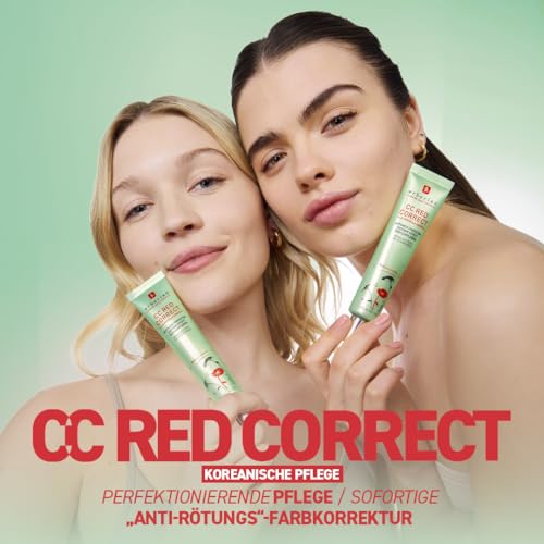 Detalle de Erborian CC Red Correct: Creme gegen Rötungen mit Centella Asiatica, SPF 25, 45 ml