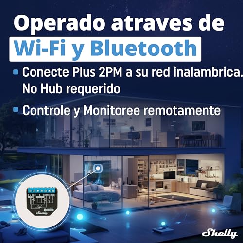 Thumbnail 3 de Shelly Plus 2PM Interruptor inteligente 2 canales 16A 🏠
