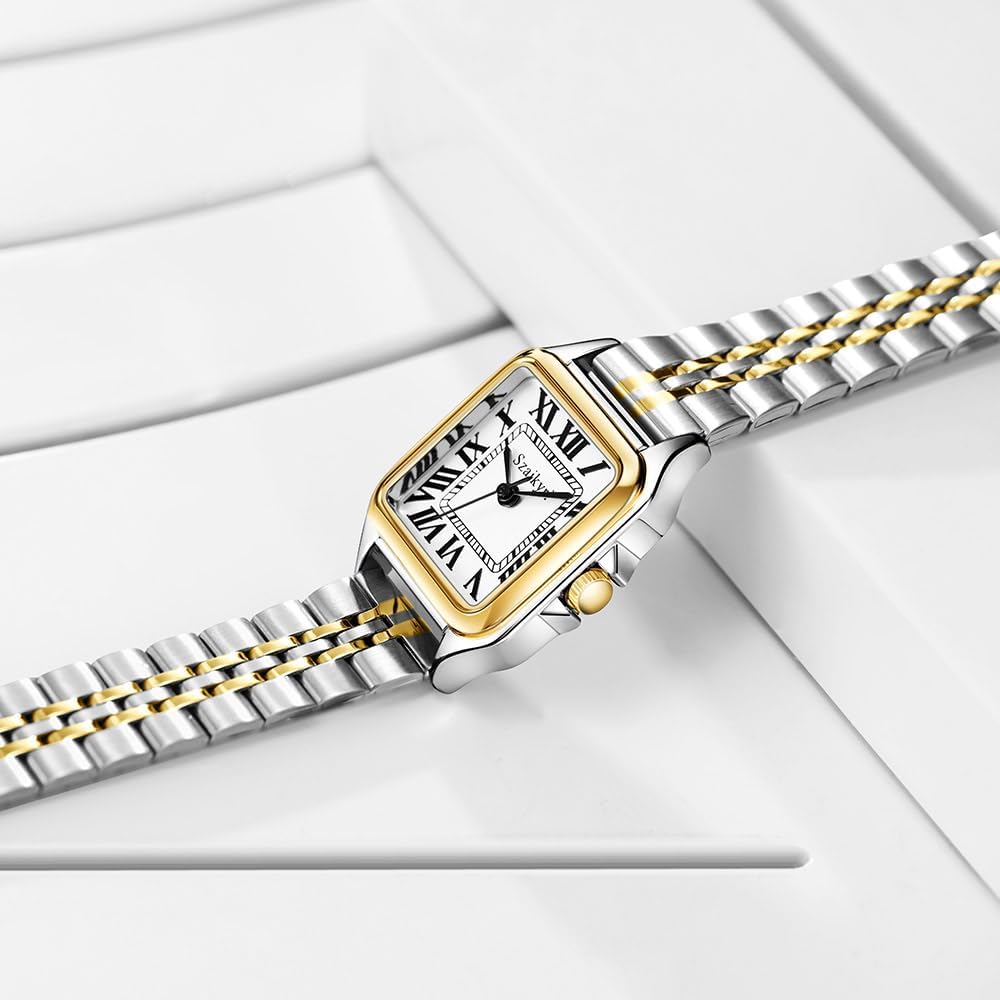 Detalle de Montre Szaikyri Classique Carrée pour femme à chiffres romains