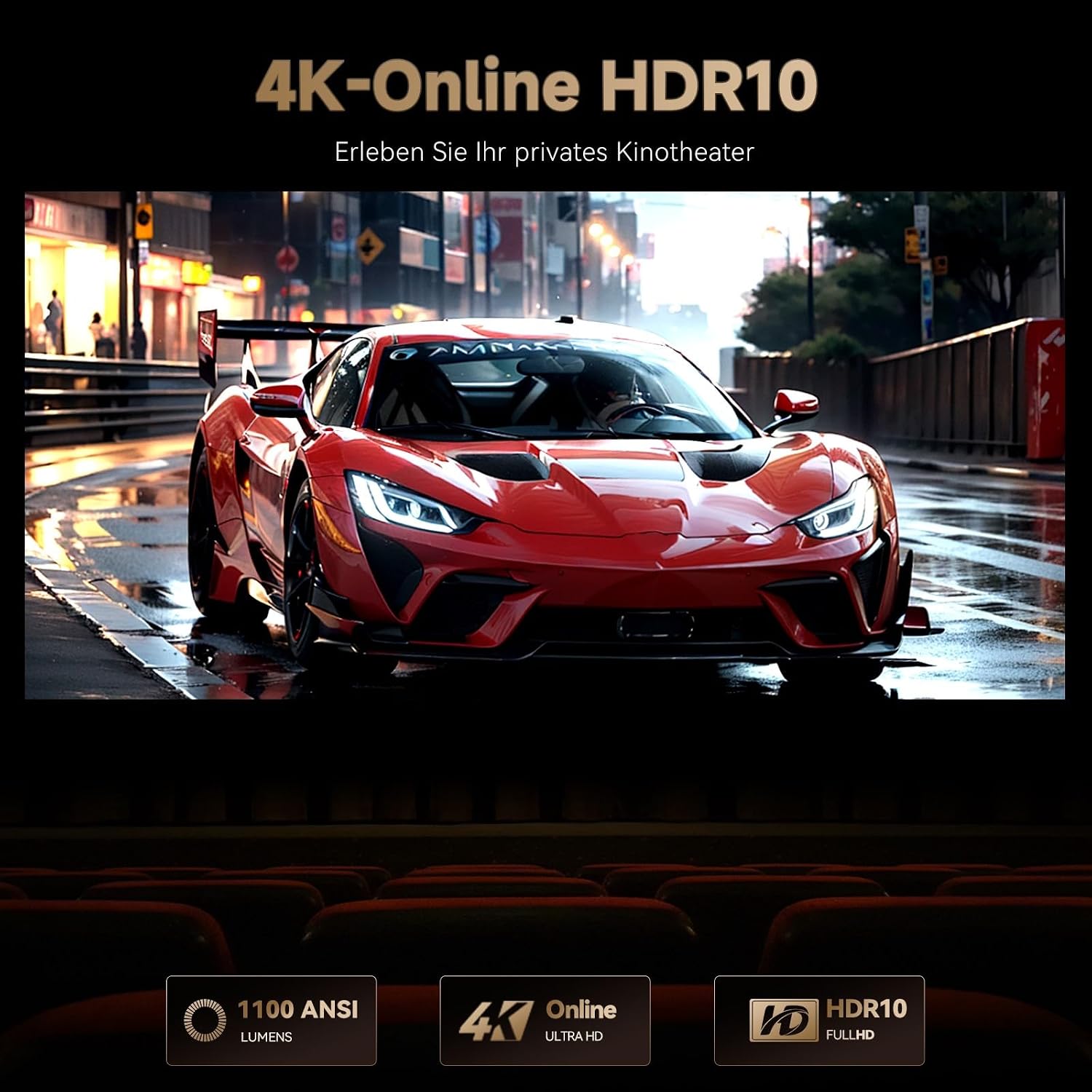 Detalle de WANBO X5 Pro 1100 ANSI Full HD 1080p Beamer