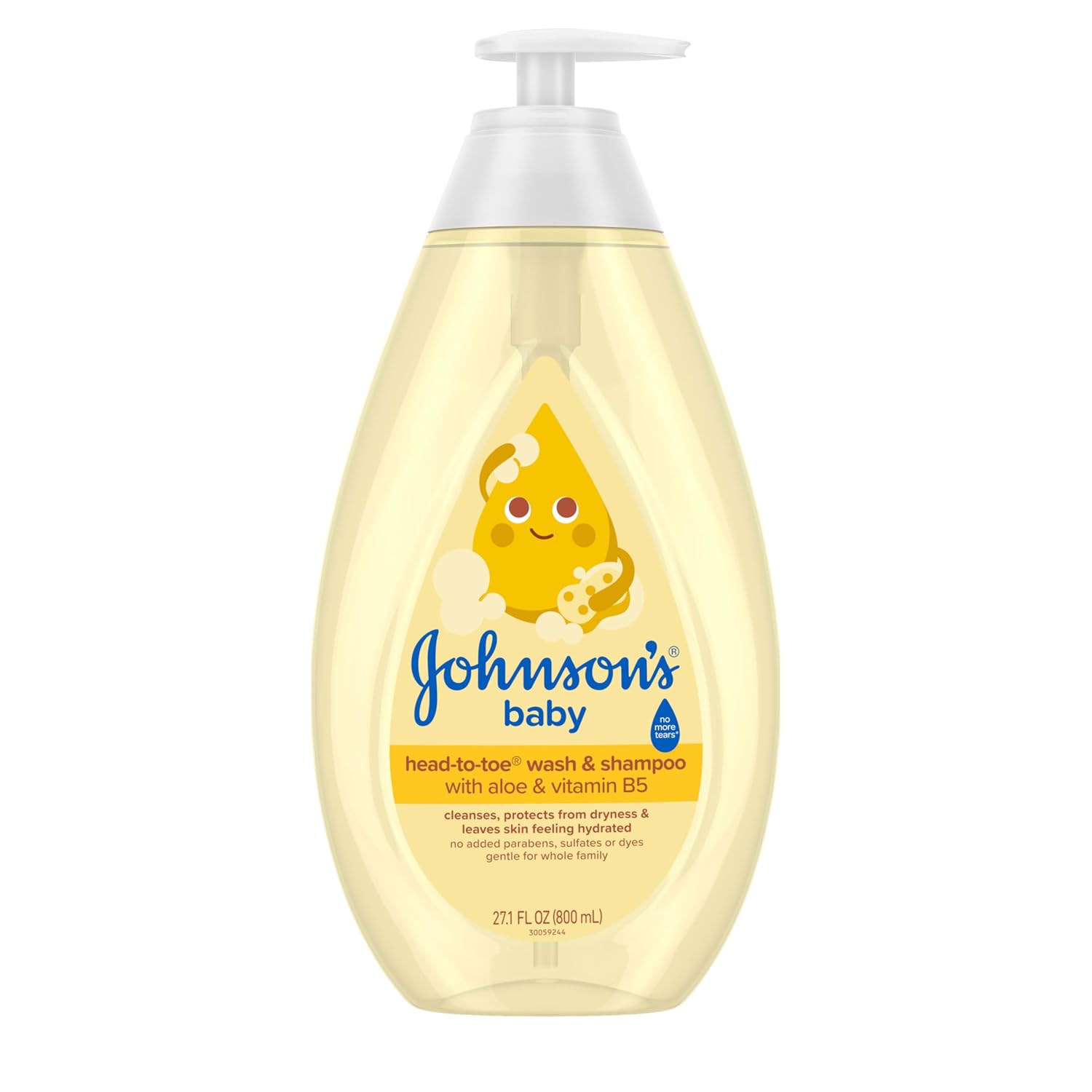 Detalle de Johnson's Baby Head-to-Toe Wash & Shampoo, Tear Free, 27.1 fl oz