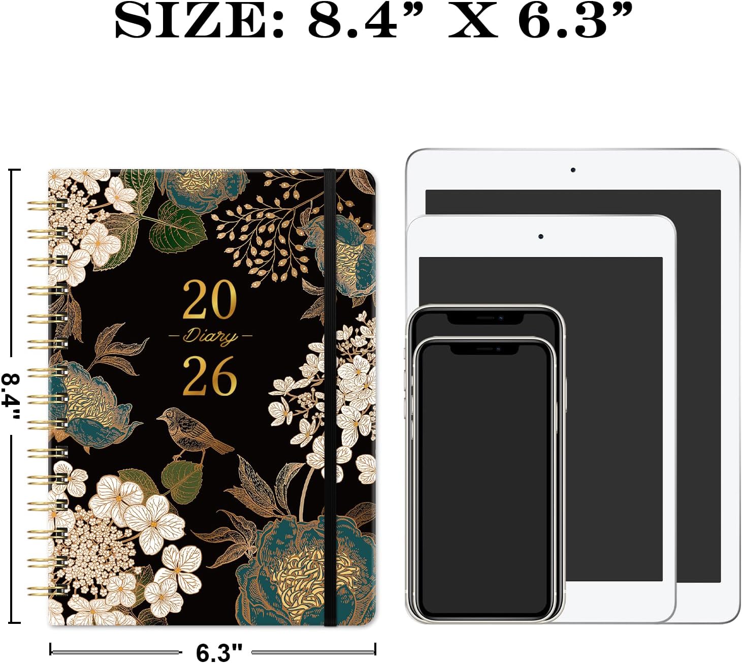 Thumbnail 1 de Diary 2026 A5 Week-to-View, Jan–Dec 2026 📔