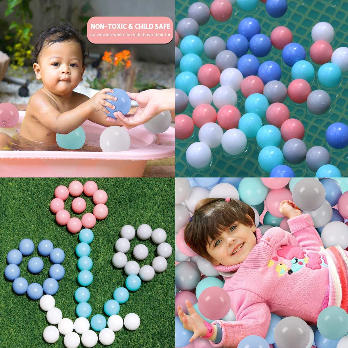 Thumbnail 4 de LANGXUN Soft Plastic Ball Pit Balls 50 100 200 🪀