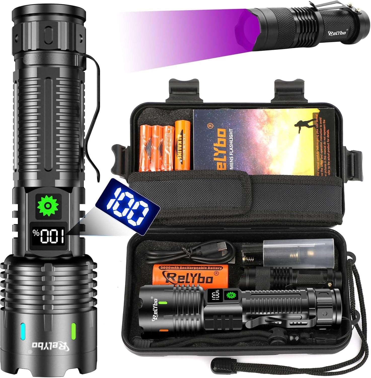 Detalle de Relybo XHM88 Torcia LED 1000000 lumen