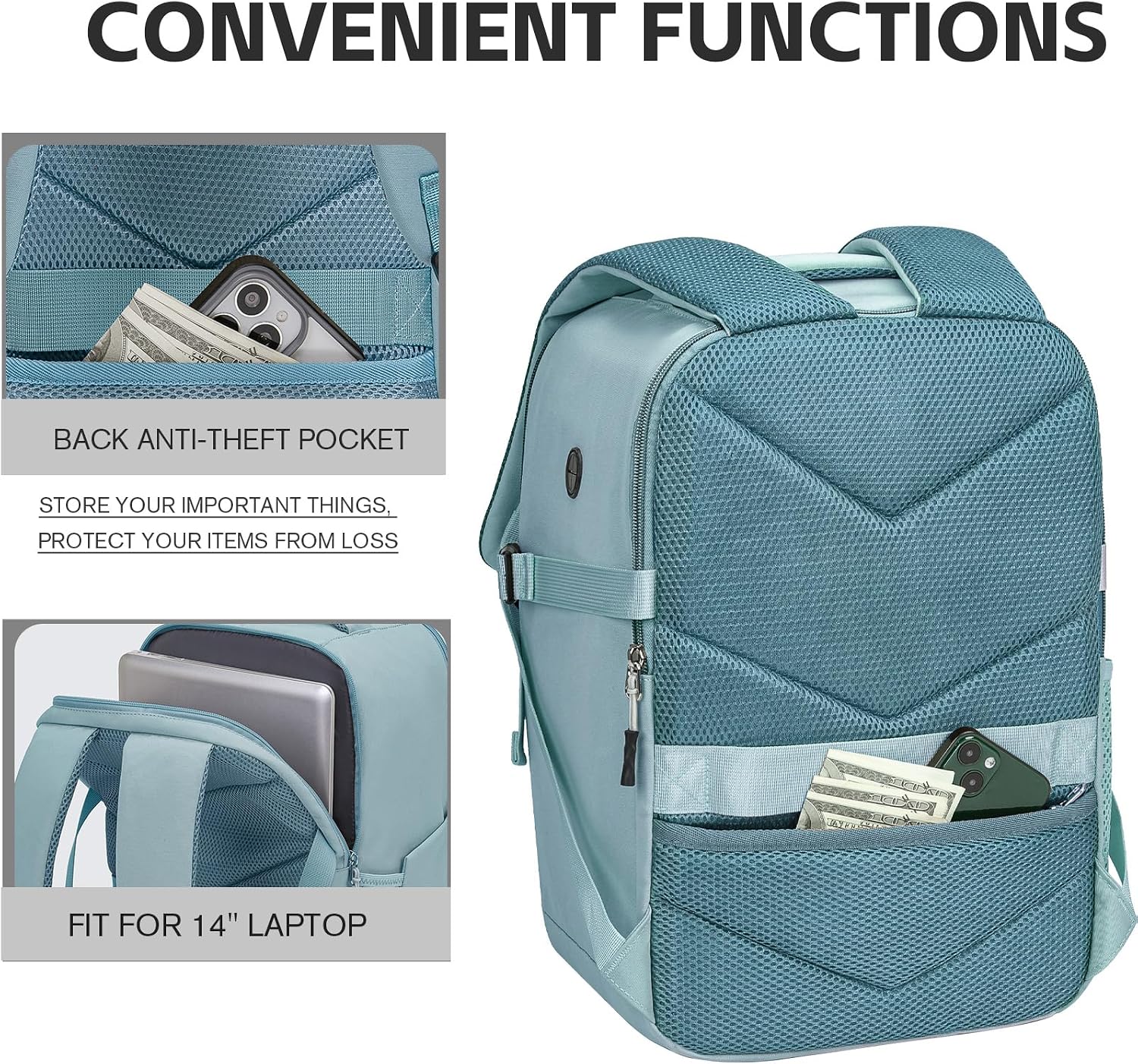 Detalle de Hayayu Sac a Dos Voyage Cabine 40x30x20