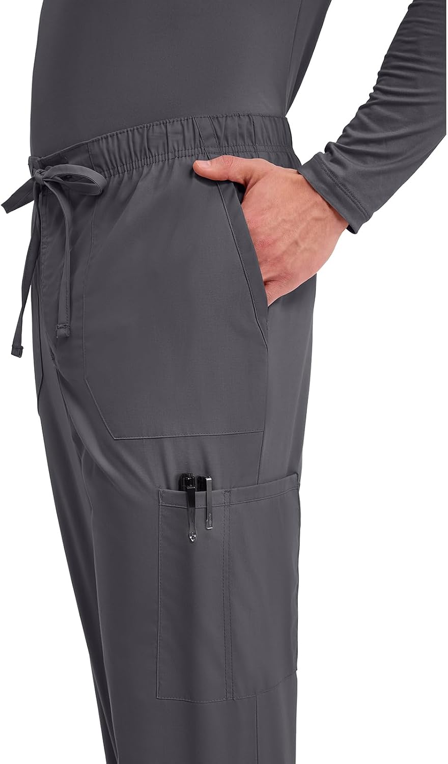Thumbnail 1 de Cherokee WW Professionals Men's Tapered Cargo Scrub Pants, 5 Pockets, 2-Way Stretch