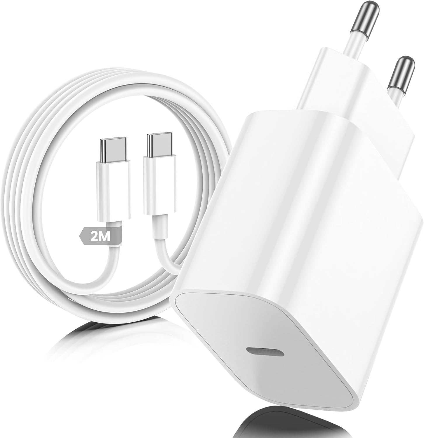 Detalle de Caricabatterie PD 20W con cavo USB C 2m per iPhone e iPad