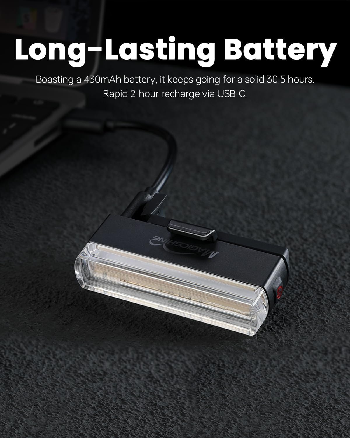 Detalle 2 de Magicshine SEEMEE 50 V2.0 rear bike tail light with USB-C recharge